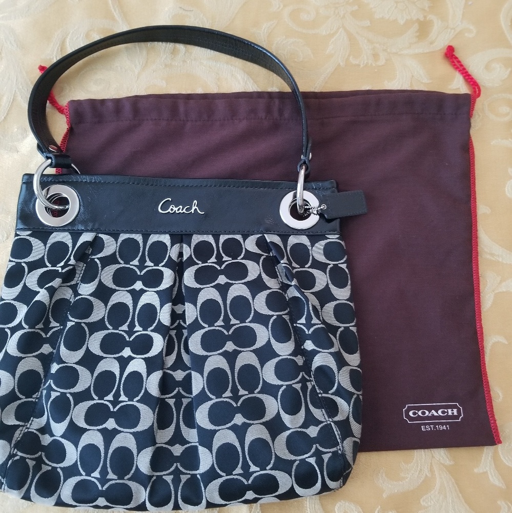 Coach signature purse